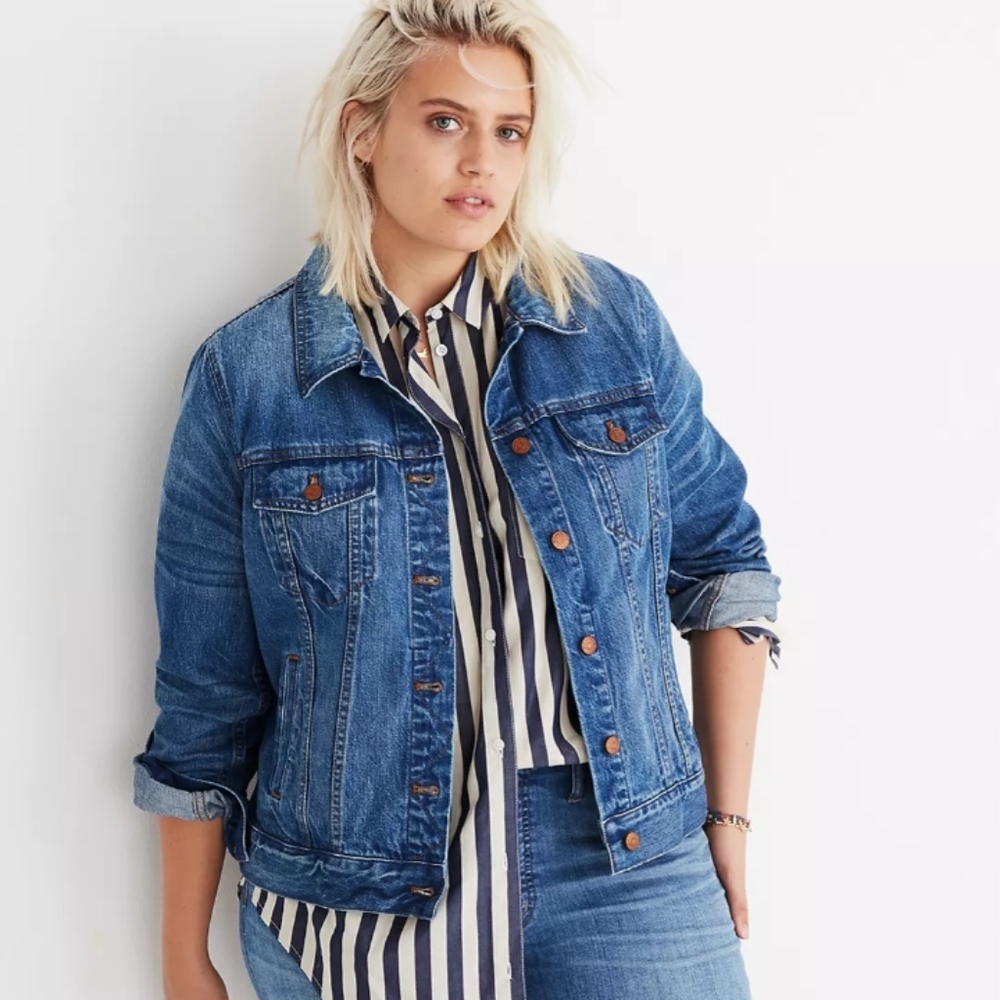 Madewell Printer Wash Color Jean Jacket